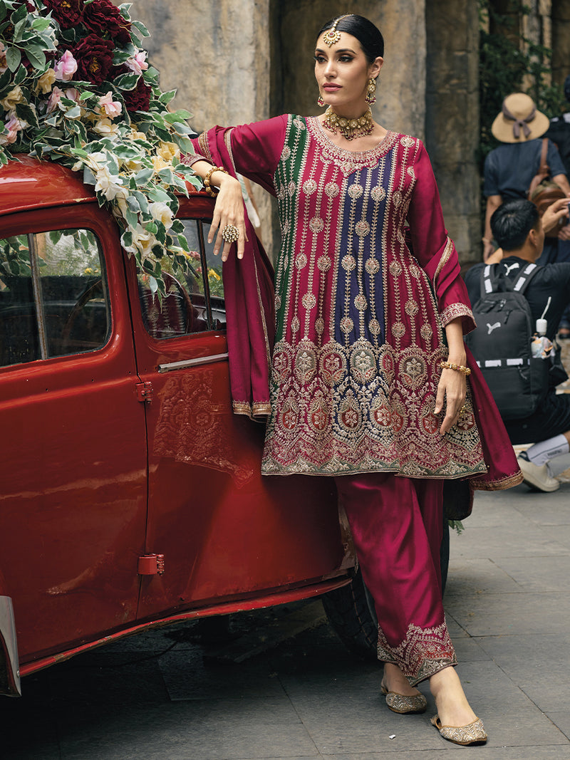 Rehana Salwar Suit with Embroidery Work