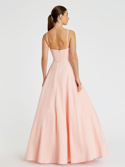 Classic A-Line V-Neck Ballgown