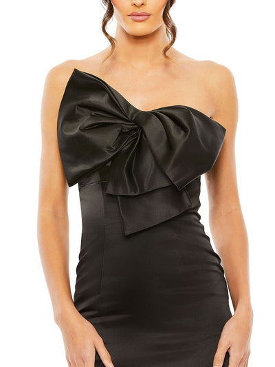 Strapless Bow Mermaid Gown
