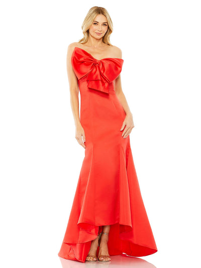 Strapless Bow Mermaid Gown