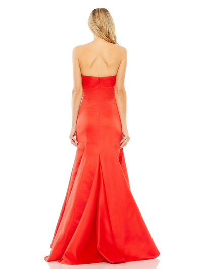 Strapless Bow Mermaid Gown