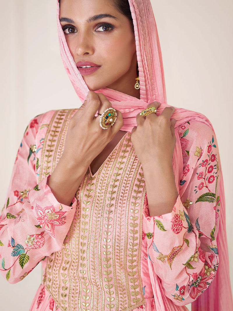 Rabina Organza Silk Salwar Suit