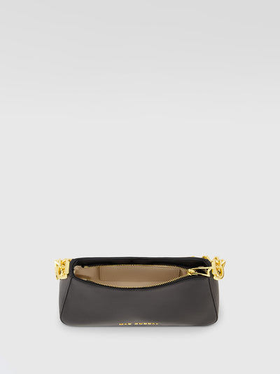 Small Gold Strap Nappa Leather Shoulder Bag